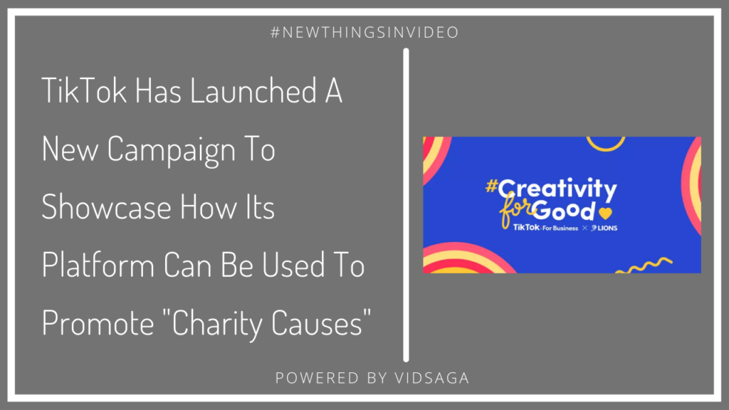 TikTok has launched new campaign for charity causes