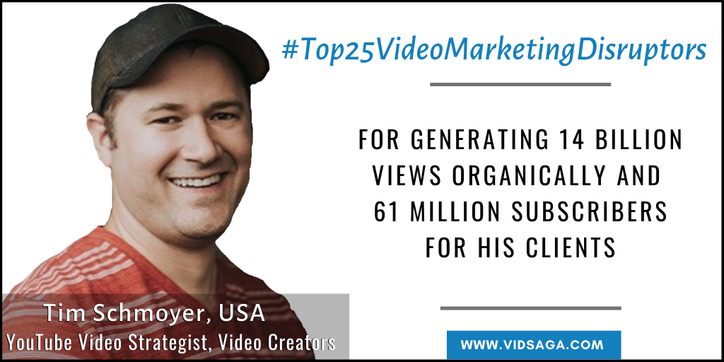 Tim Schmoyer Youtube video strategist