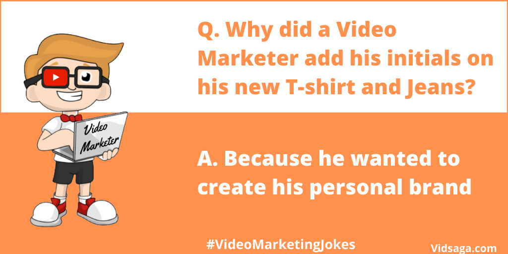 video marketer initials - personal brand