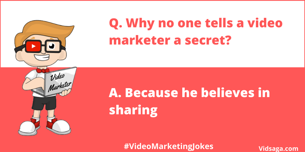 video marketer secret sharing